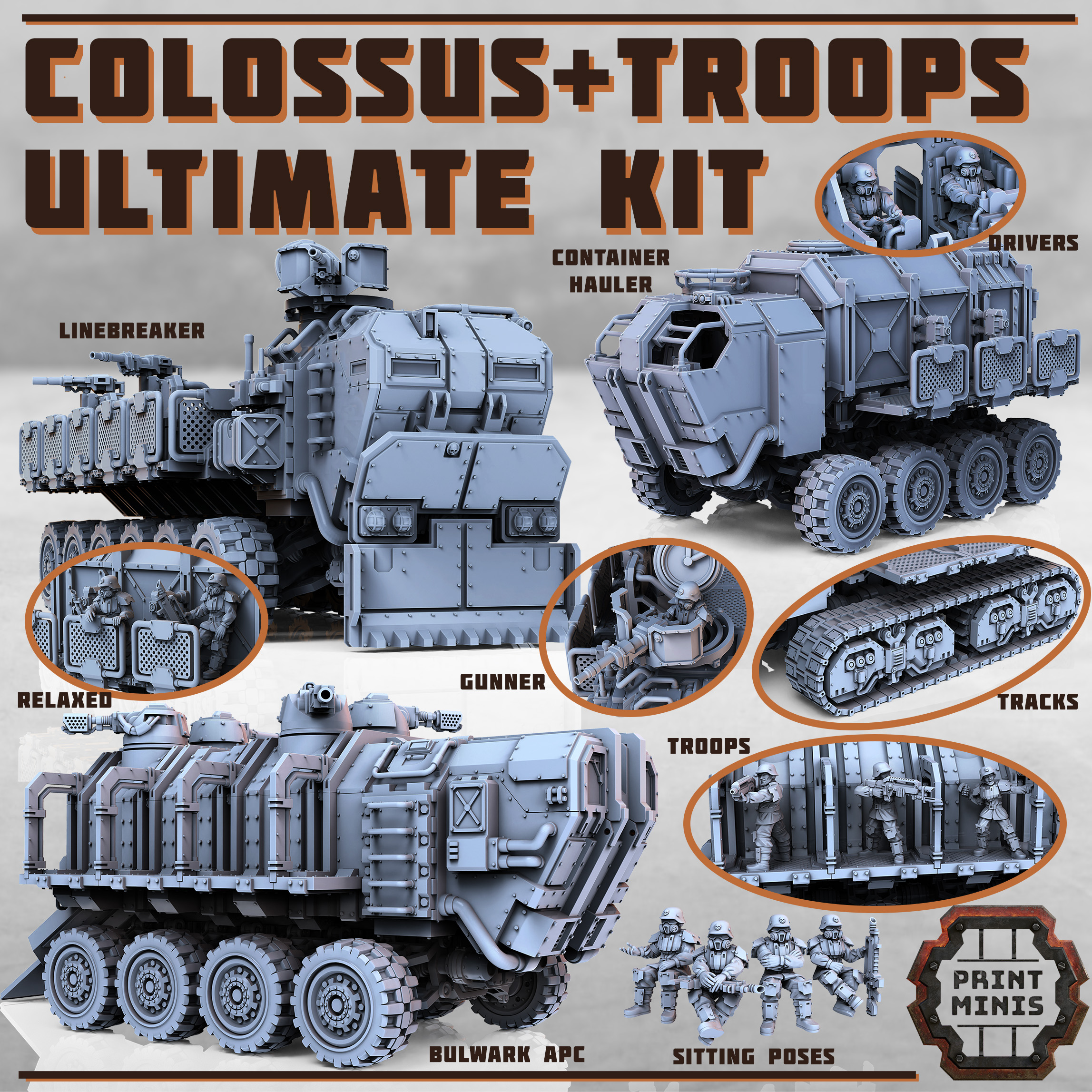Colossus Hauler w/ Troopers Ultimate Kit